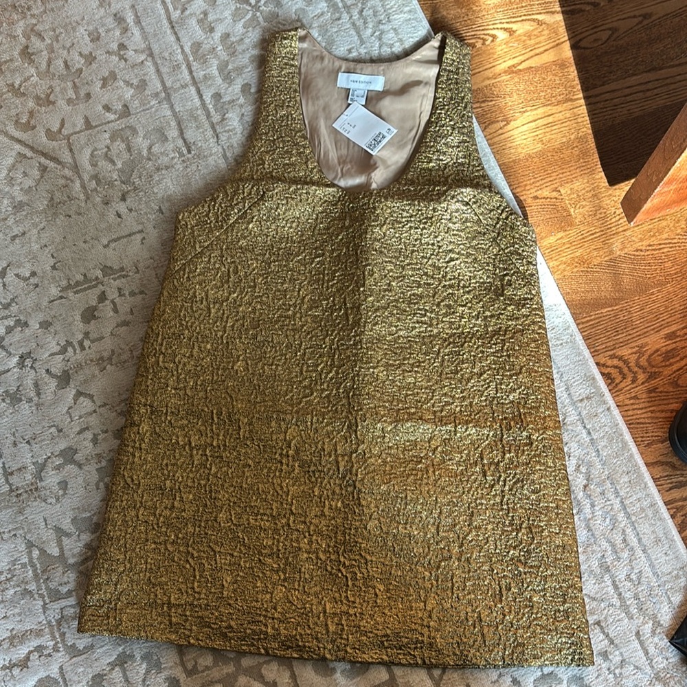 H&M Gold Dress NWT